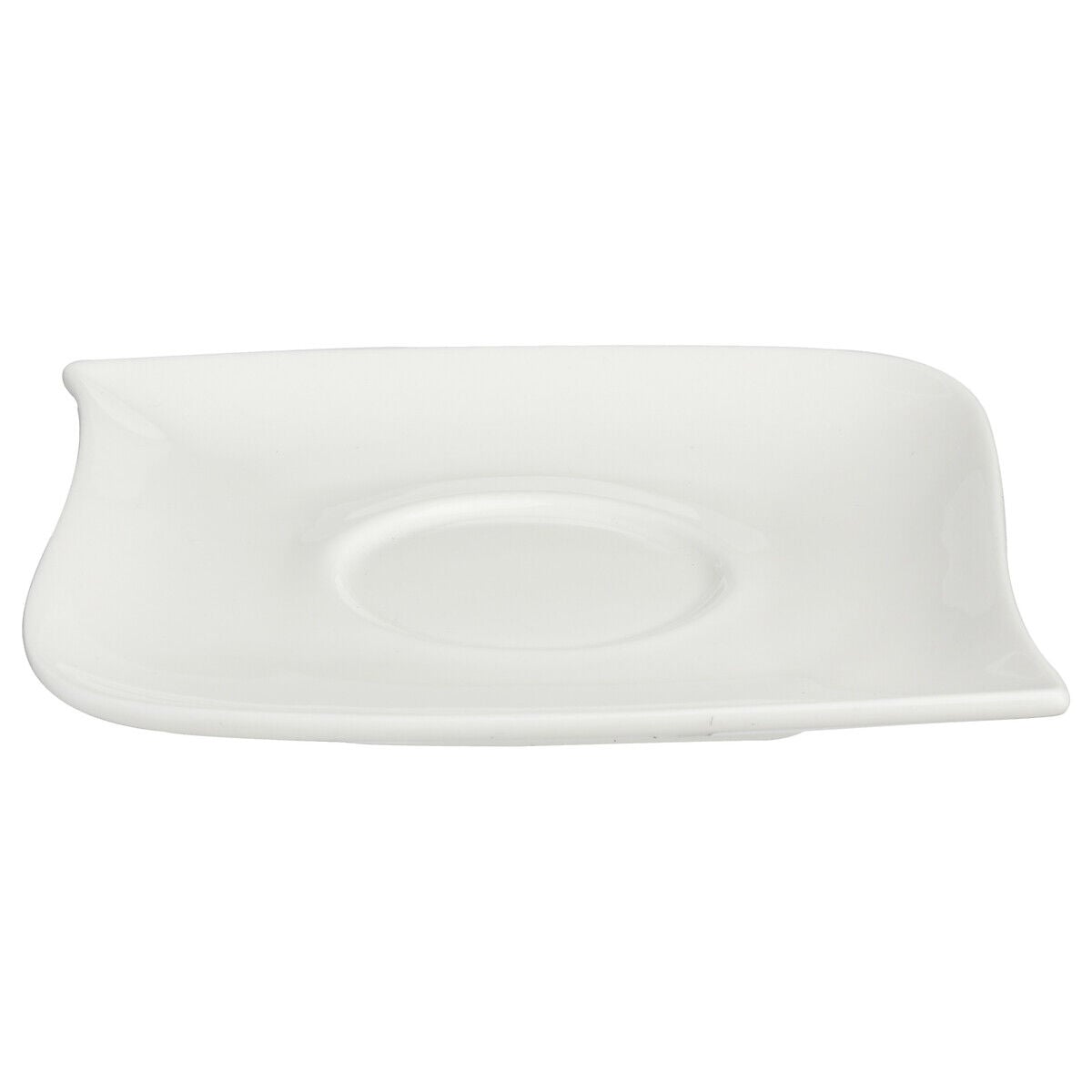 Chávena vague branca em cerâmica 9cl, , large