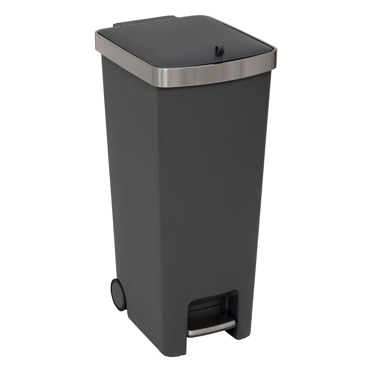 Balde Lixo Com Rodas e Pedal 45L, , large