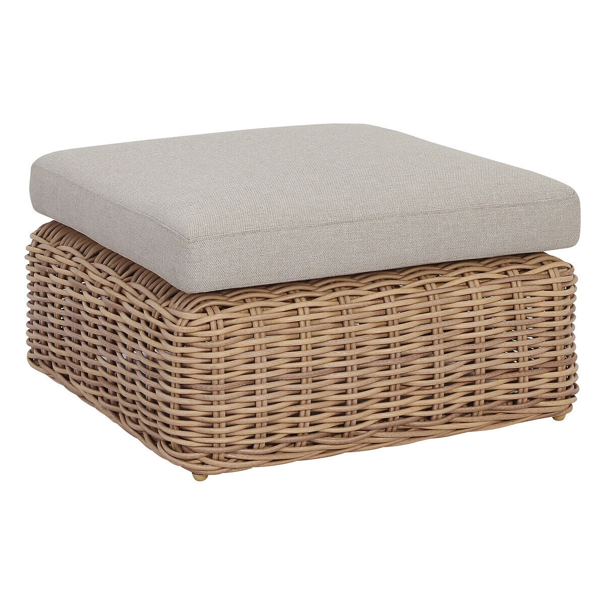 Pufe exterior SAVINA bege, , large