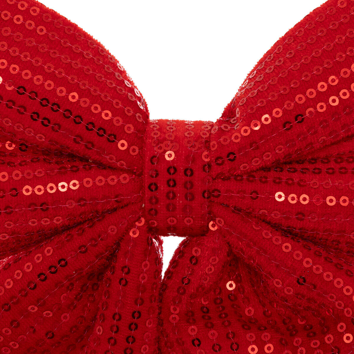 Laço vermelho com brilhantes 24cm, , large