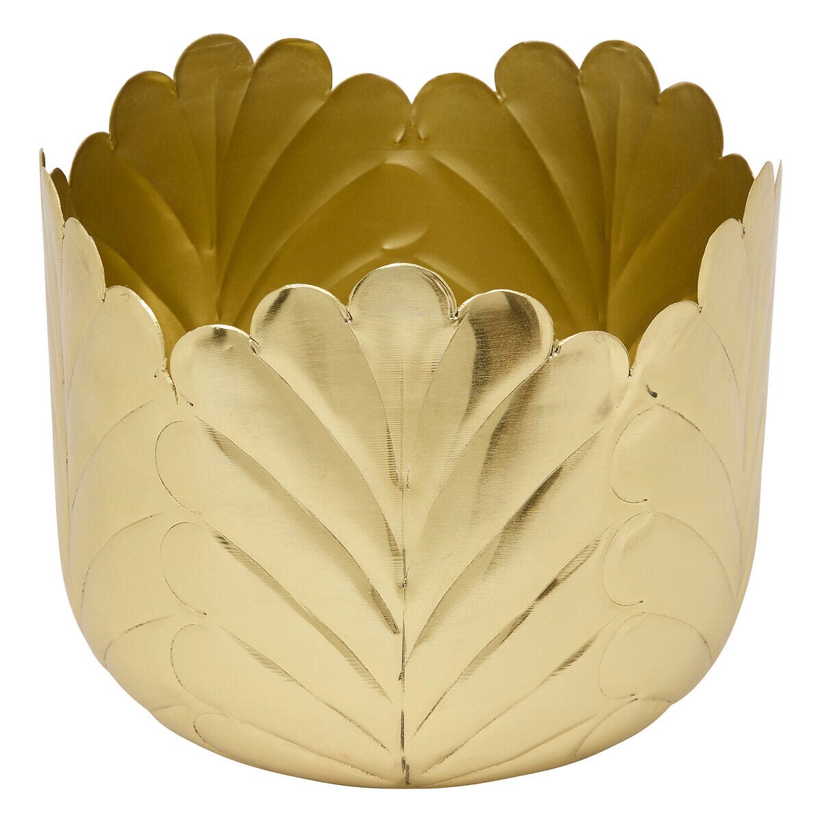Vaso tamanho 1/2 BELLI dourada 14cm, , large