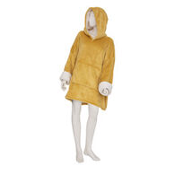 Manta Sudadera Con Capucha Ocre