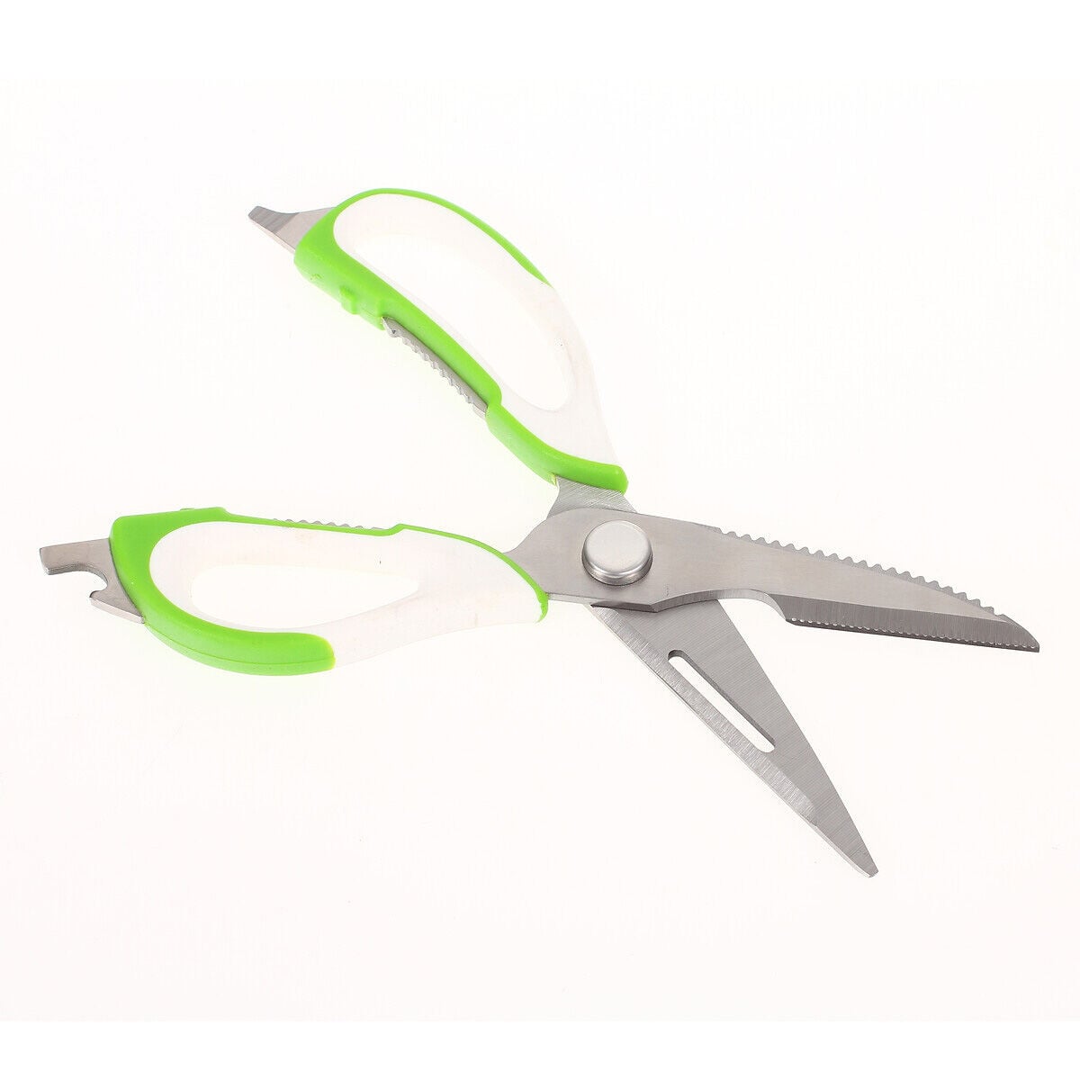 Tesoura de cozinha multifunções com proteção, , large