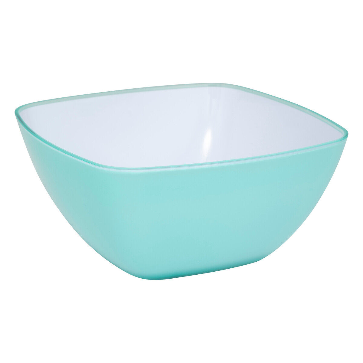 Saladeira quadrada azul claro 25cm, , large