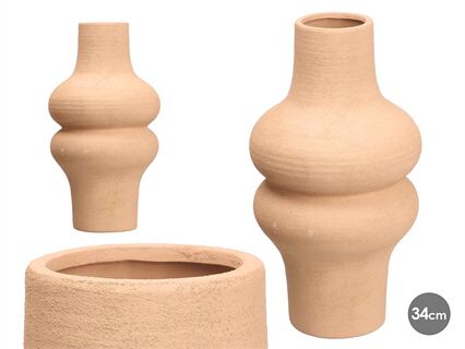 Jarra MICHELIN castanho em cerâmica 34,5cm, , large