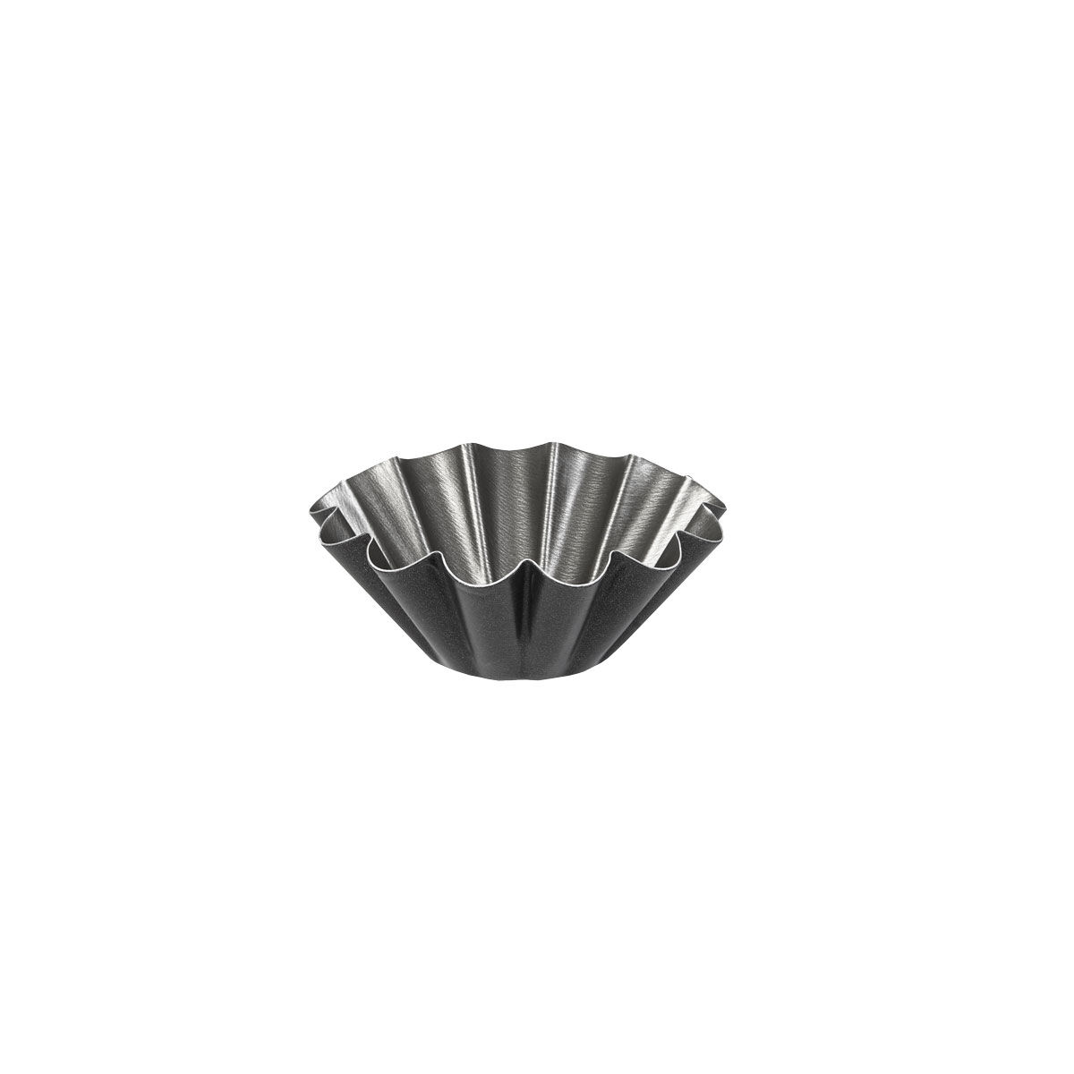 Conjunto de 4 formas caneladas para queques 9cm, , large