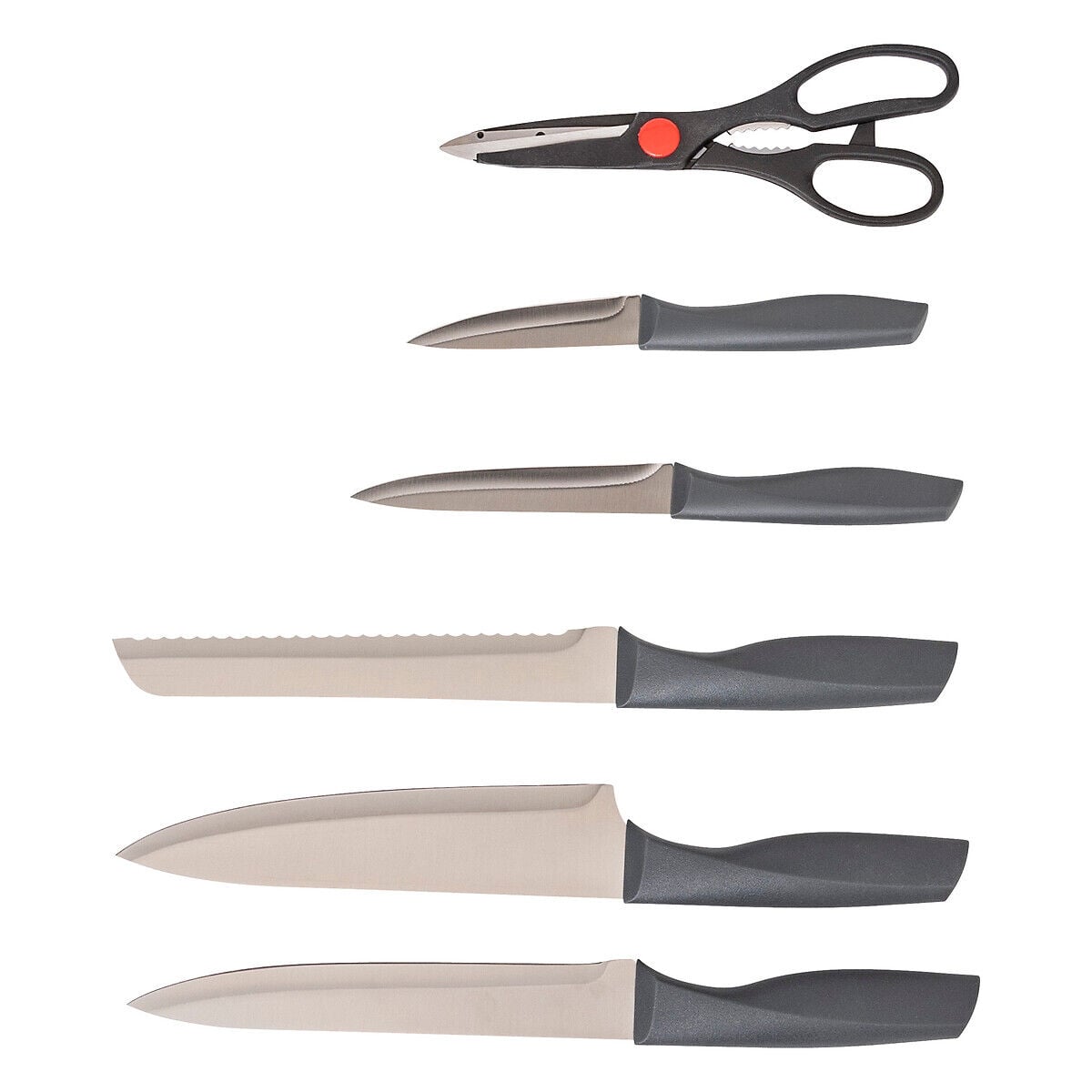 Conjunto de facas e tesoura com suporte NÉO, , large