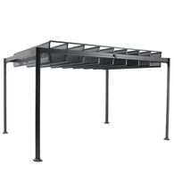 P&eacute;rgula Belize Lattes Cinza Graphite 3x3,8M
