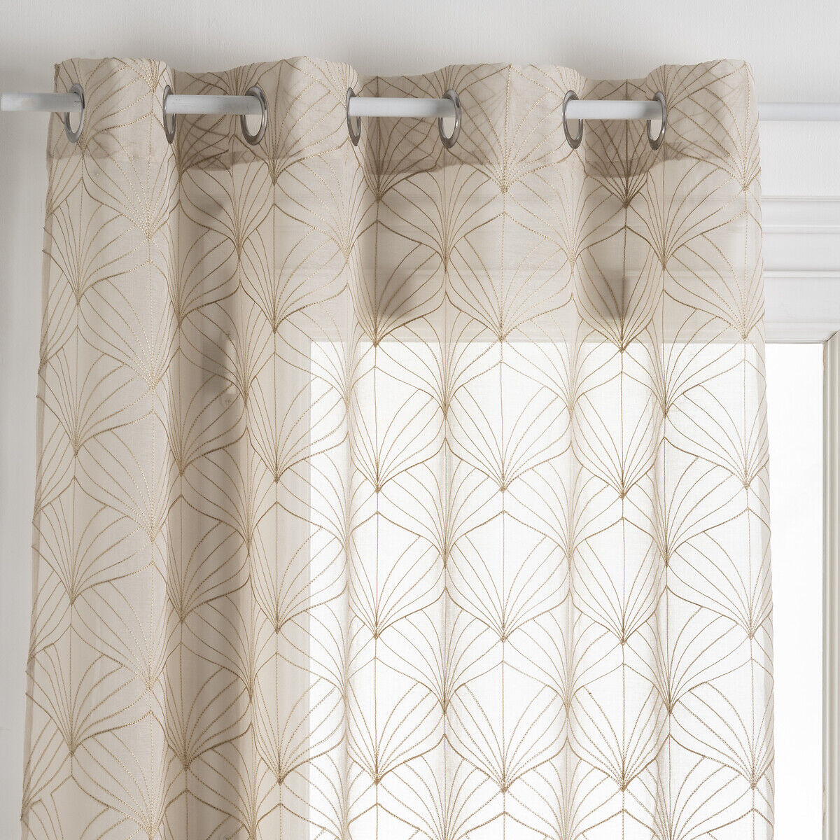 Cortina MIA bege 140x240cm, , large