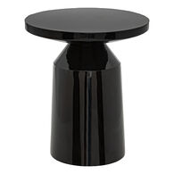 Mesa Auxiliar De Metal Negra Sita