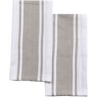 Set de 2 pa&ntilde;os de cocina LENA beige 50x70cm