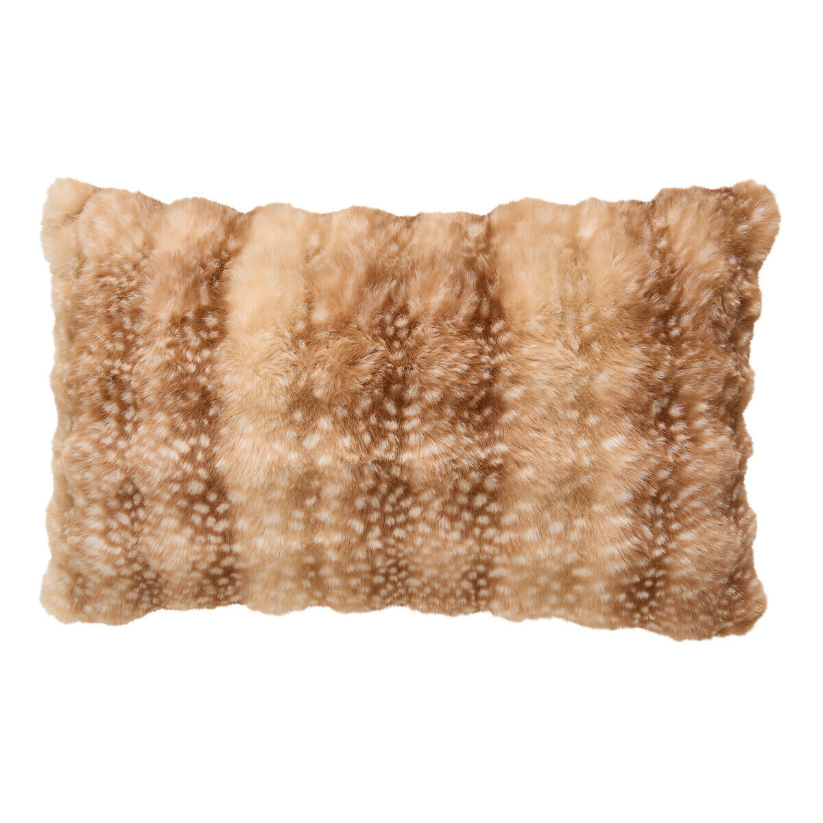 Almofada com pelo 3d ZEPHY castanha 50x80cm, , large
