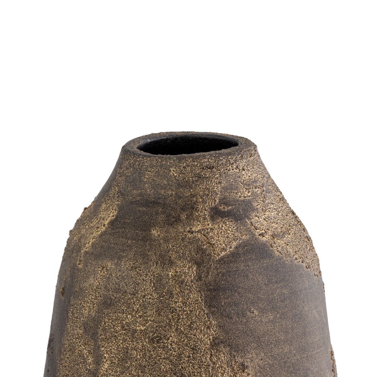 Jarra de cêramica rustic SAND dourada 40cm, , large