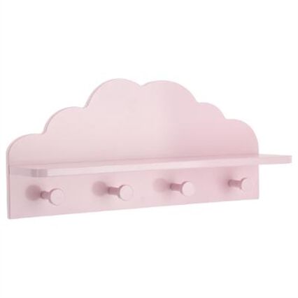 Cabide NUVEM rosa 22x12x48cm, , large