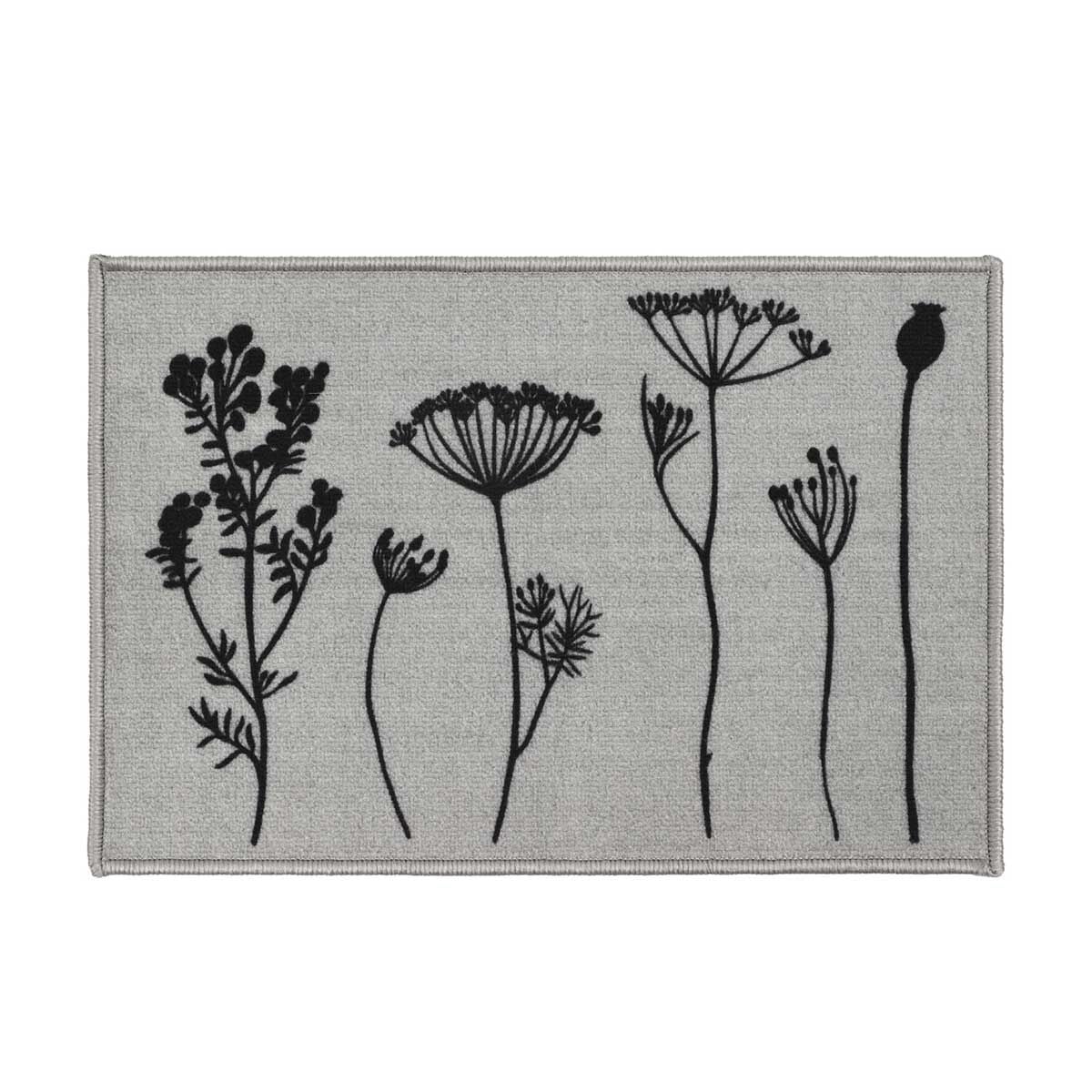 Tapete HERBIER cinza 40x60cm, , large
