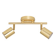 L&aacute;mpara de pared VICO dorado con 2 bombillas