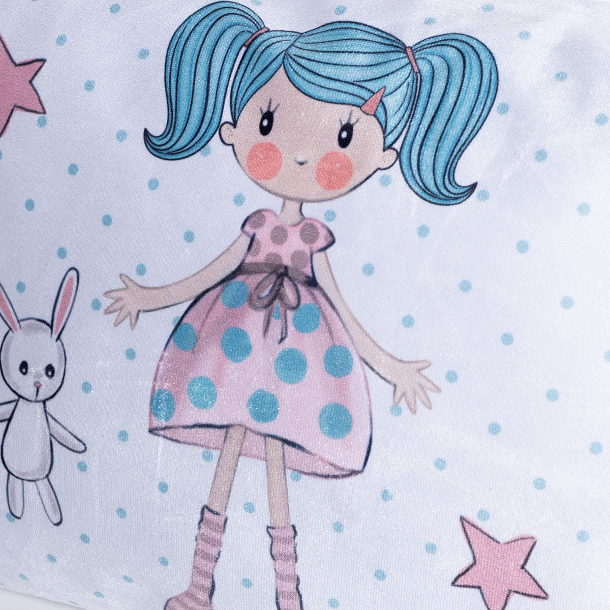 Almohada con pompones ZOE 30x50cm, , large
