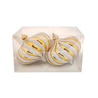 Set De 2 Bolas De Navidad 15cm 