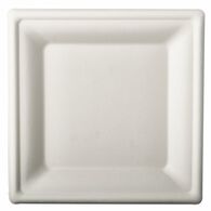 Juego 10 Platos Cuad. Ca&ntilde;a Az&uacute;car 20Cm