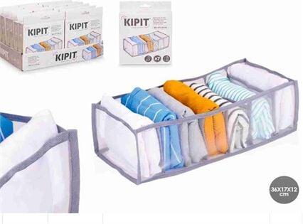 Organizador de roupa com 7 compartimentos, , large