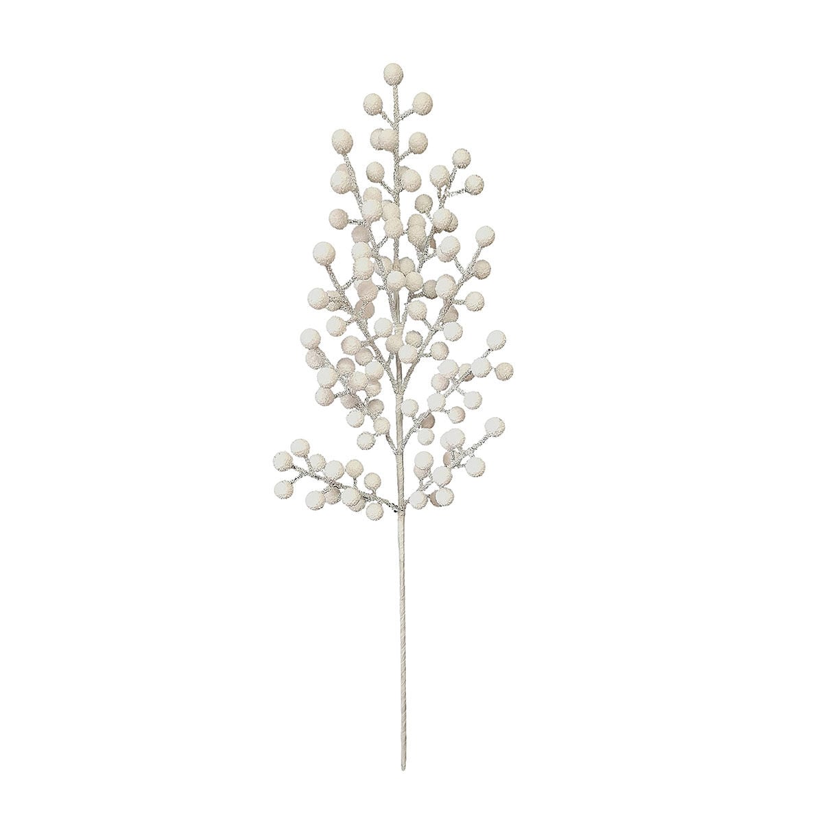 Haste branca com bagas 60cm, , large