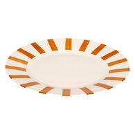 Plato llano CHERI amarillo de porcelana 27cm