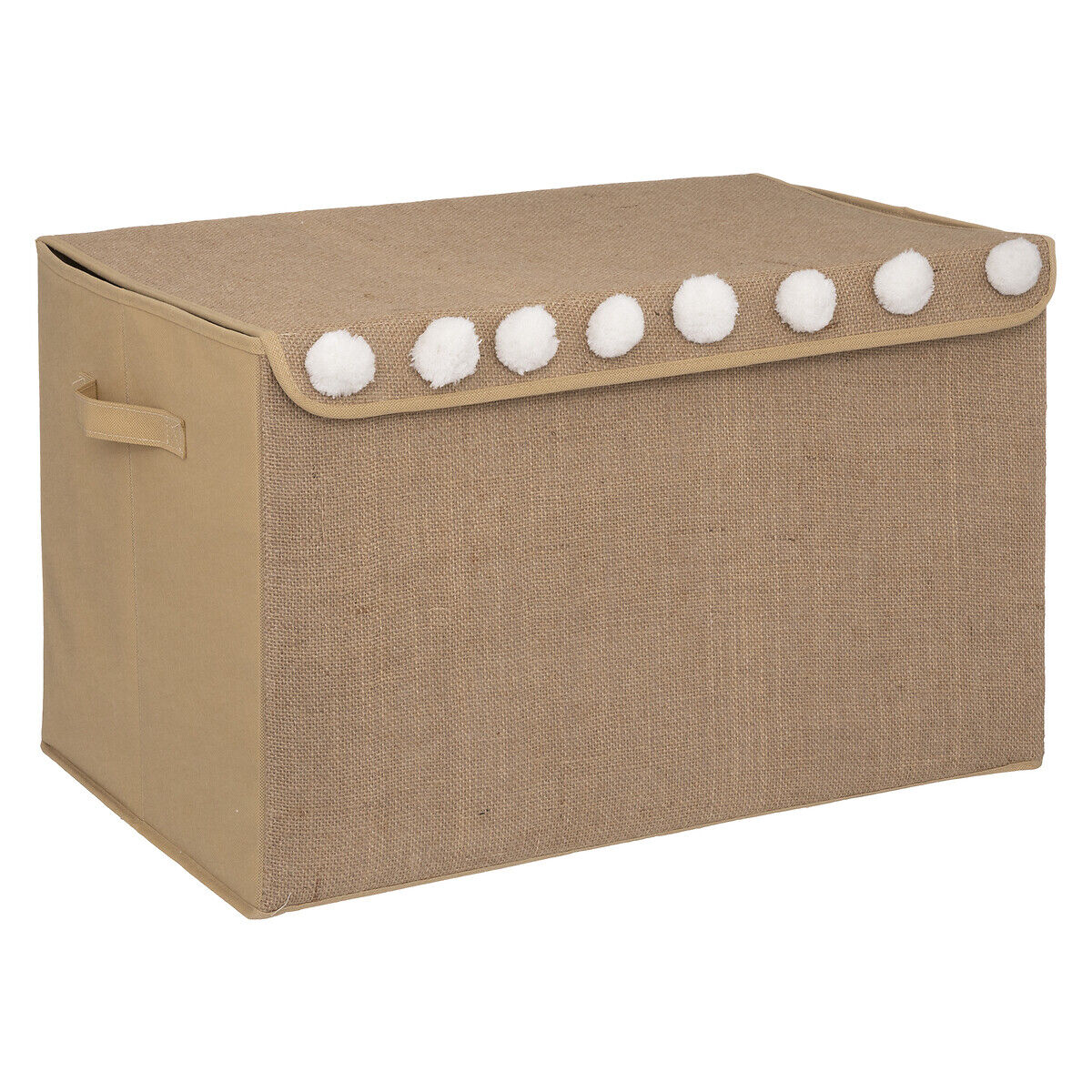 Caixa de arrumação OASIS com pompons 57x36x36cm, , large