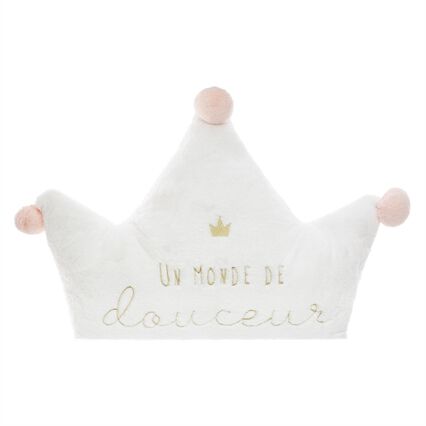 Almofada maxi princesa branca 68x53cm, , large