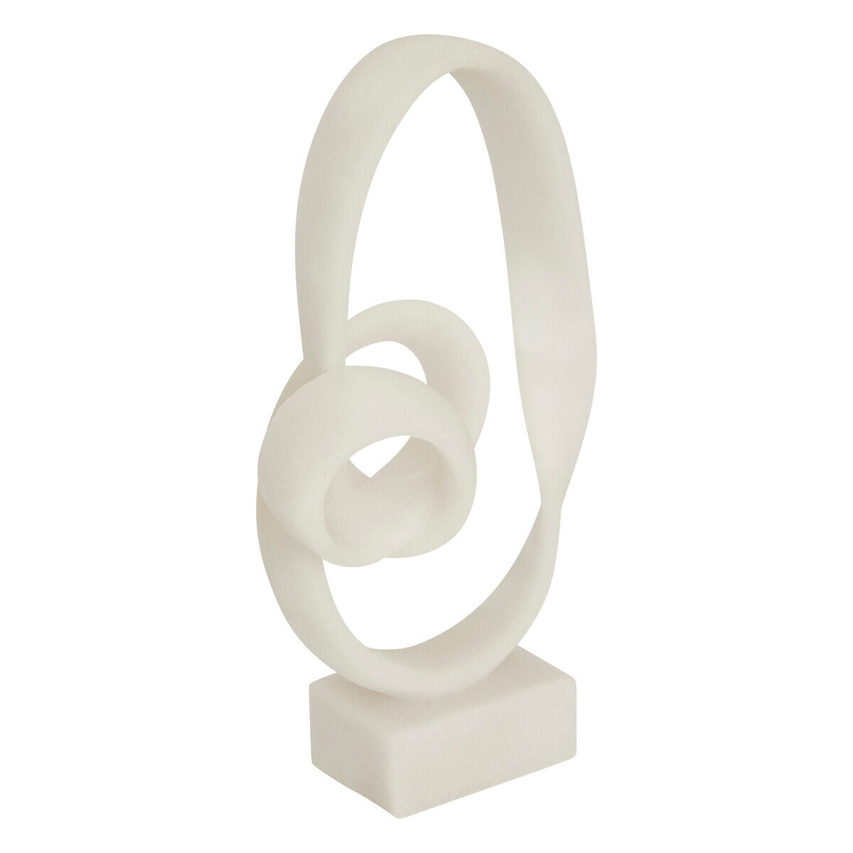 Estatueta decorativa LOUAN branco 45cm, , large
