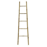 Toallero en escalera de bamb&uacute; 40x150cm