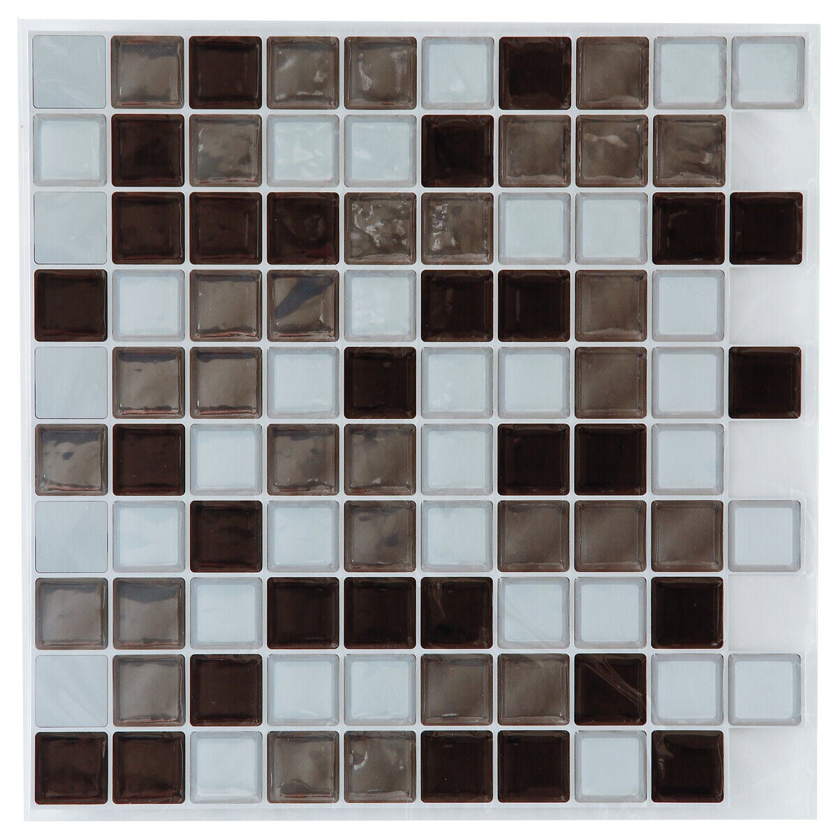 Sticker wc efeito mosaico 25x25cm, , large