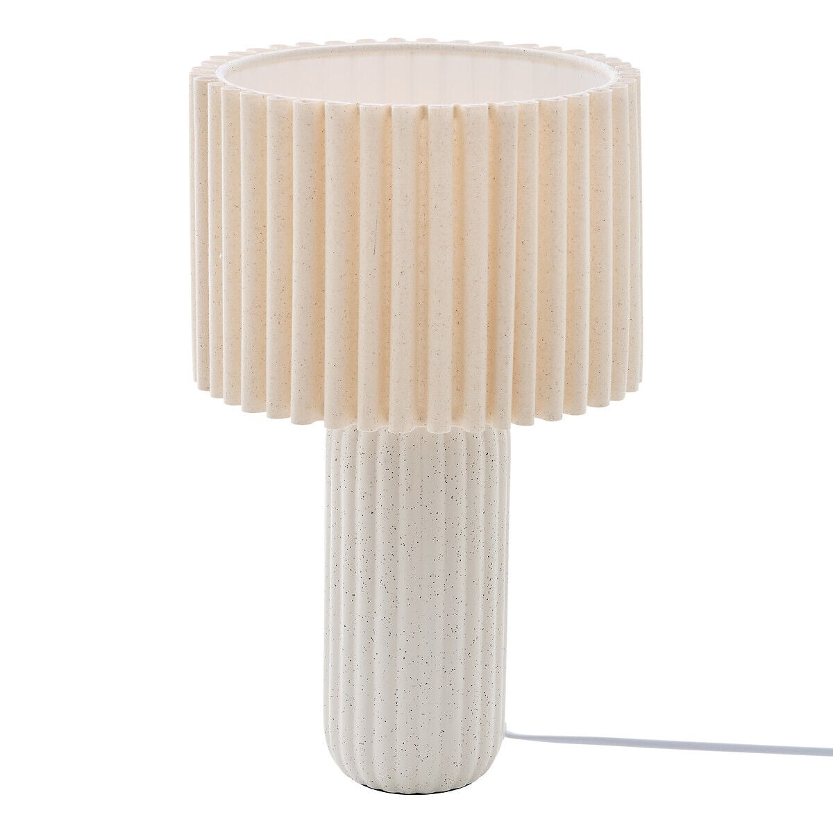 Candeeiro de mesa bege KENAN 43cm, , large