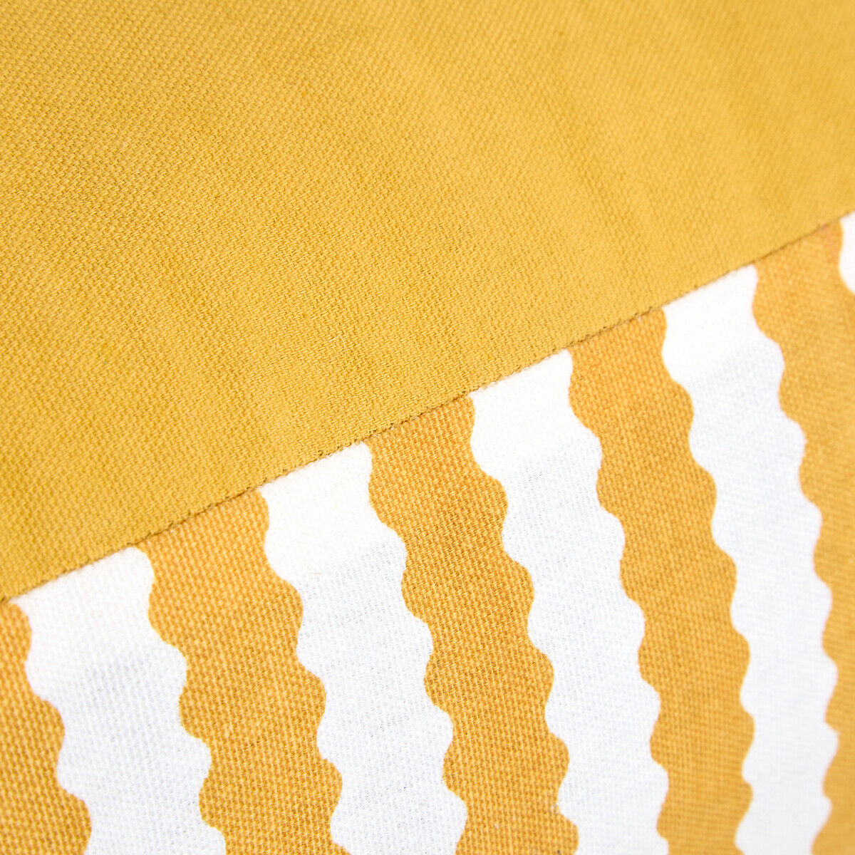 Coxim para exterior POOLSIDE riscas amarelo e branco, , large