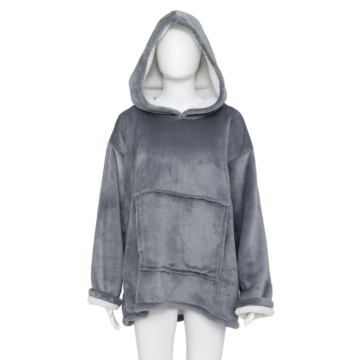 Manta camisola com capuz 85x118cm, , large