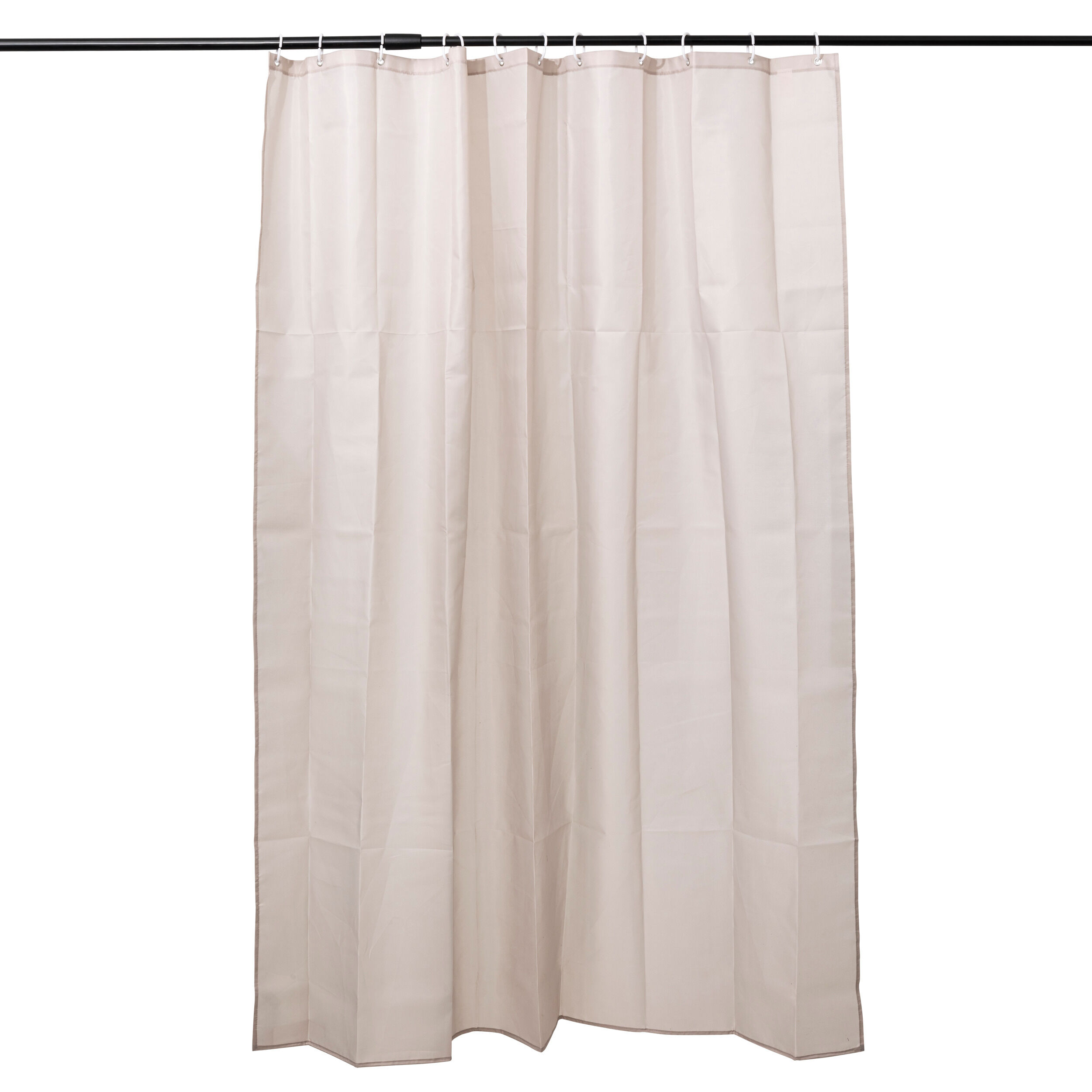 Cortina de banho cor linho 180x200cm, , large
