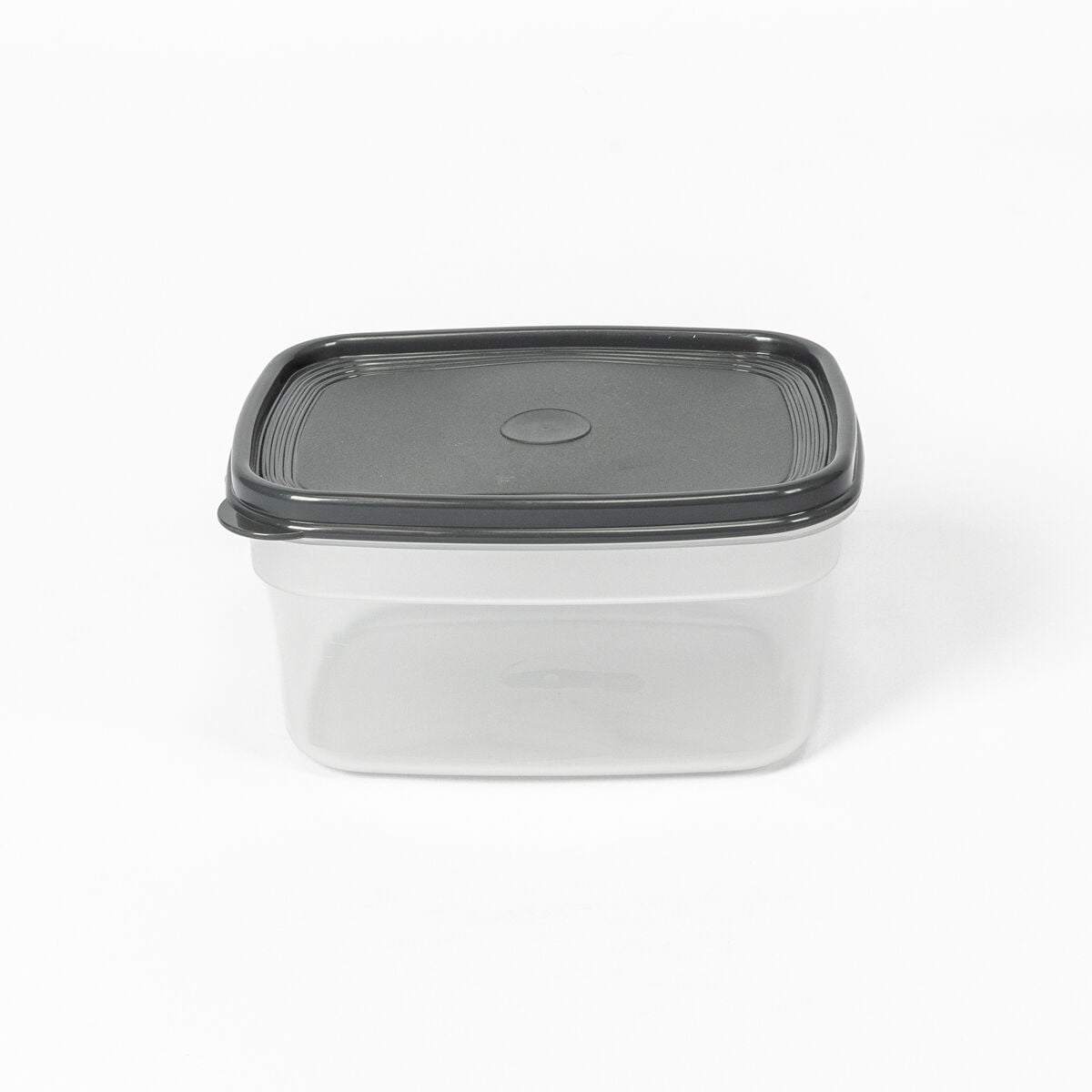Caixa Retangular Com Tampa Cinza 1,7L, , large