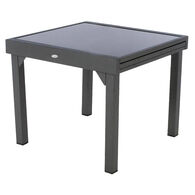 Mesa Extensível Piazza Cinza Graphite 90-180cm