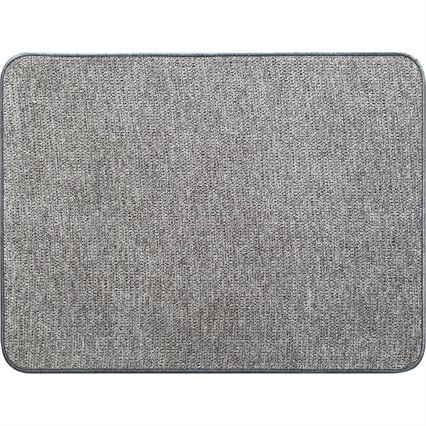 Tapete de entrada HEXAGONE cinza claro 45x60cm, , large
