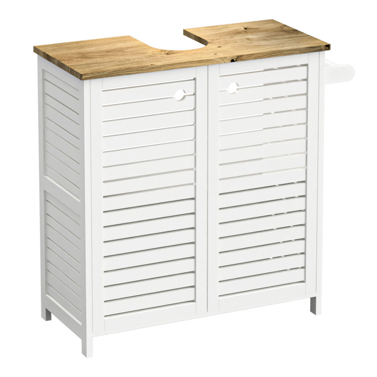Mueble bajo para lavabo RIO blanco, , large