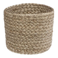 Cesto De Yute 10x12cm Beige