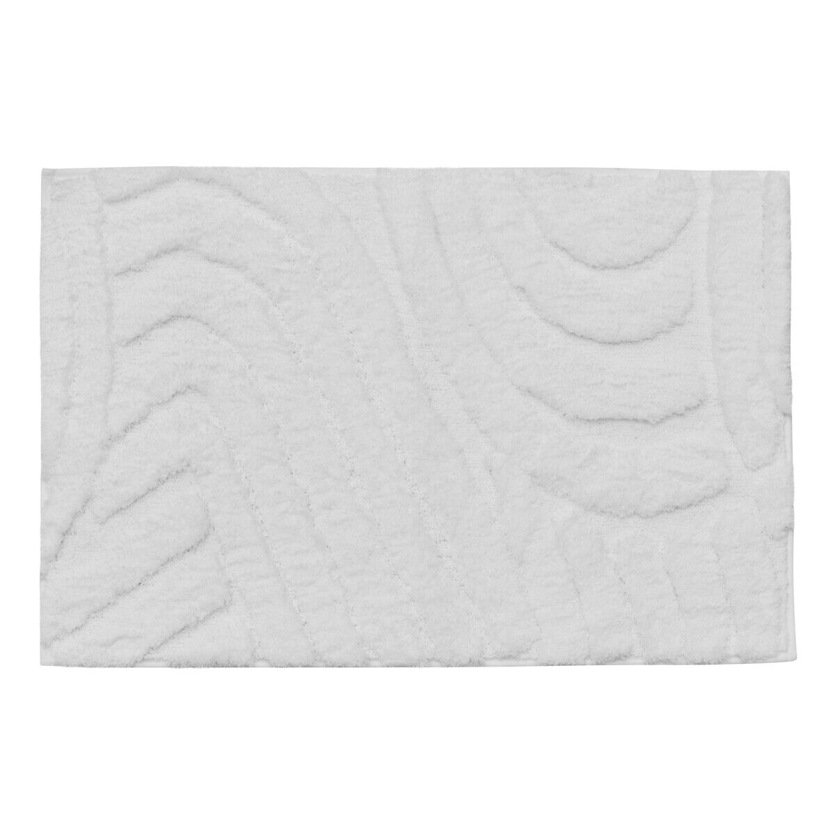 Tapete saída de banho CLOUDY branco 50x75cm, , large