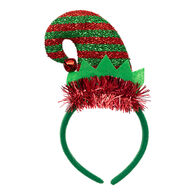 Diadema Con Gorro Elfo Rayas 27cm