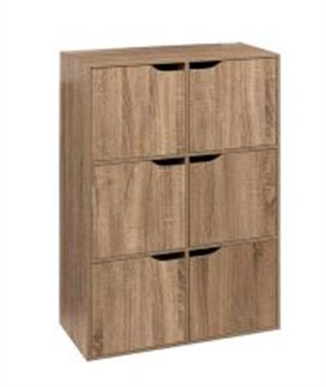 Móvel de arrumação MIX modul castanha com 6 portas, , large