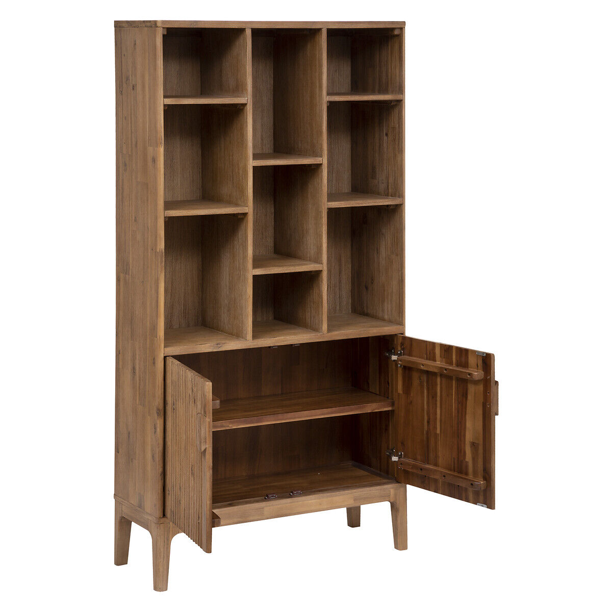 Estante SABOR castanho em mdf com 2 portas 190cm, , large
