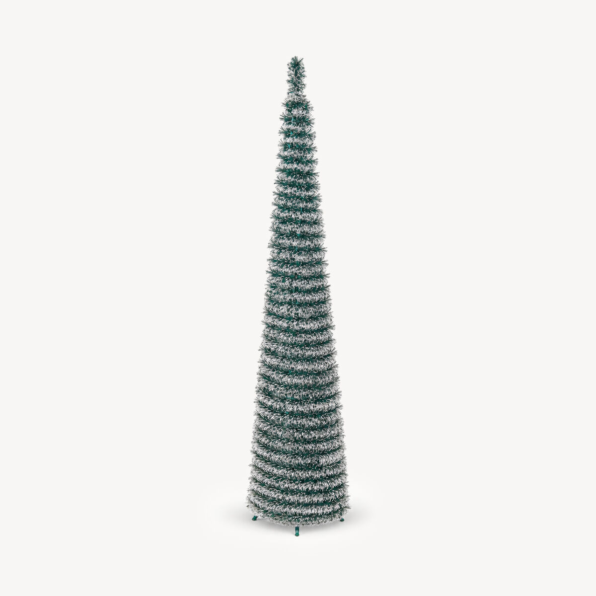 Árvore de natal JOLLY POP verde com neve155cm, , large