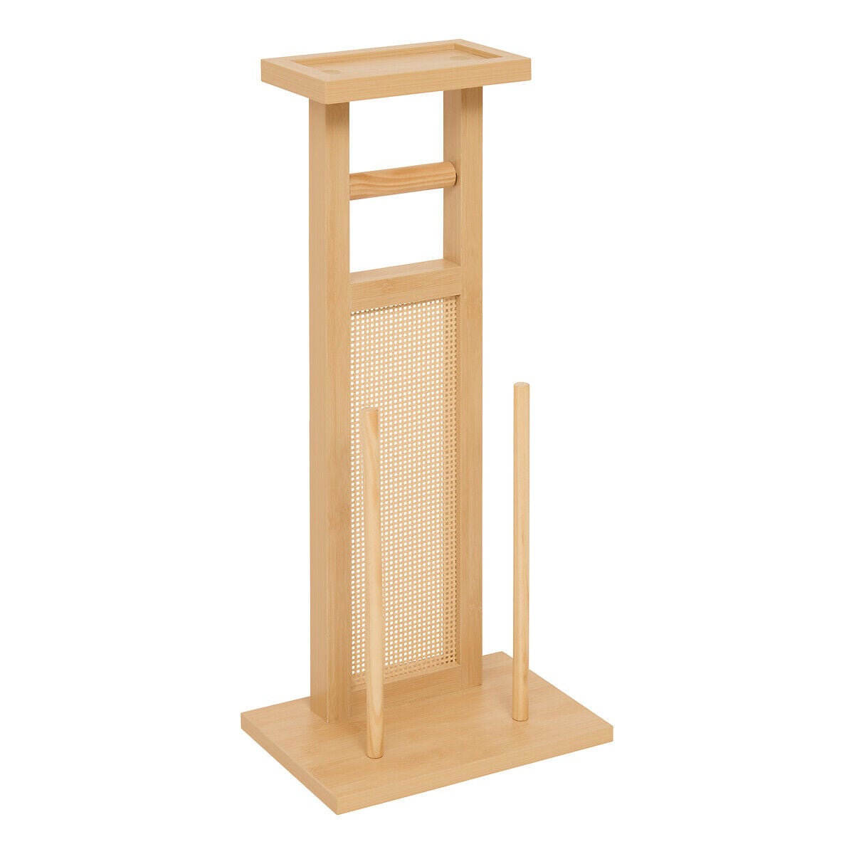 Porta rolos wc CANE com reserva bege, , large