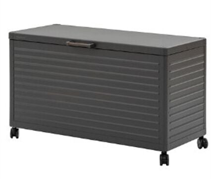 Baú arrumação EDENIO aço cinzento, , large