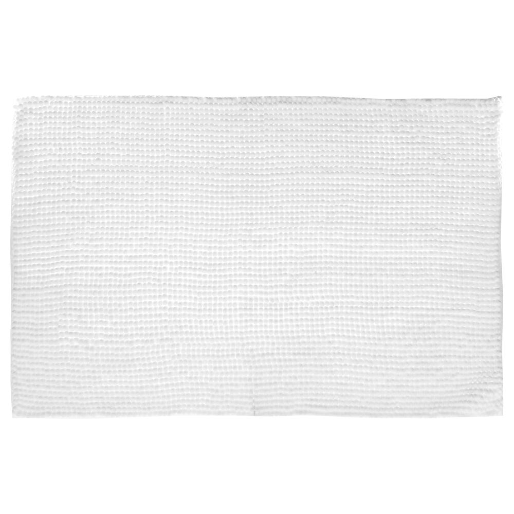 Bath mat chenille black, , large