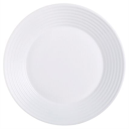 Prato de sopa branco em cerâmica, , large