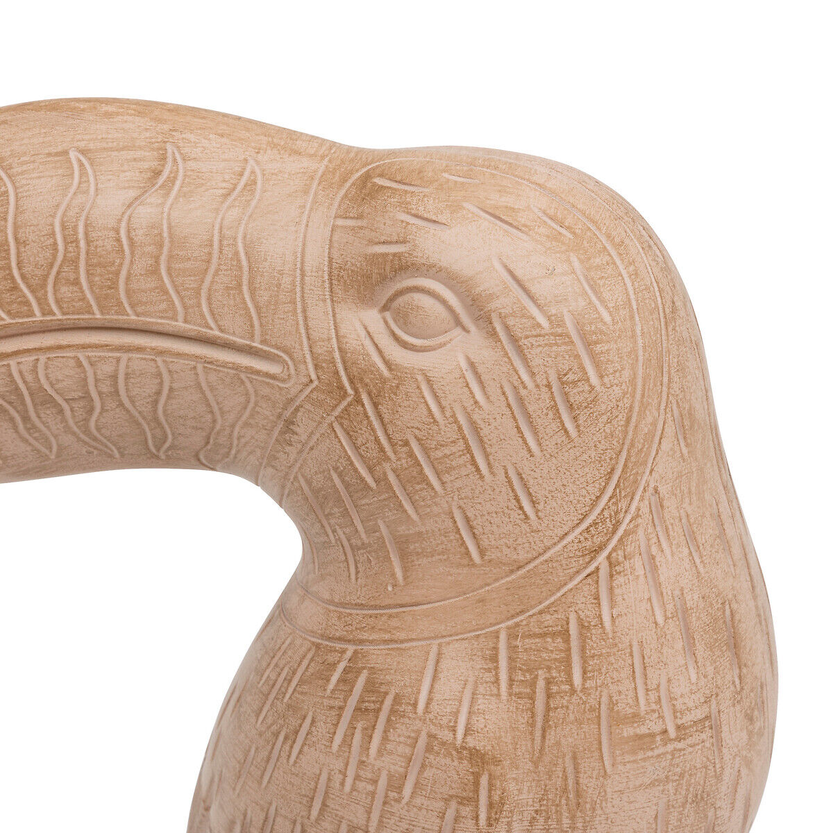 Estátua PAN tucano bege 30cm, , large